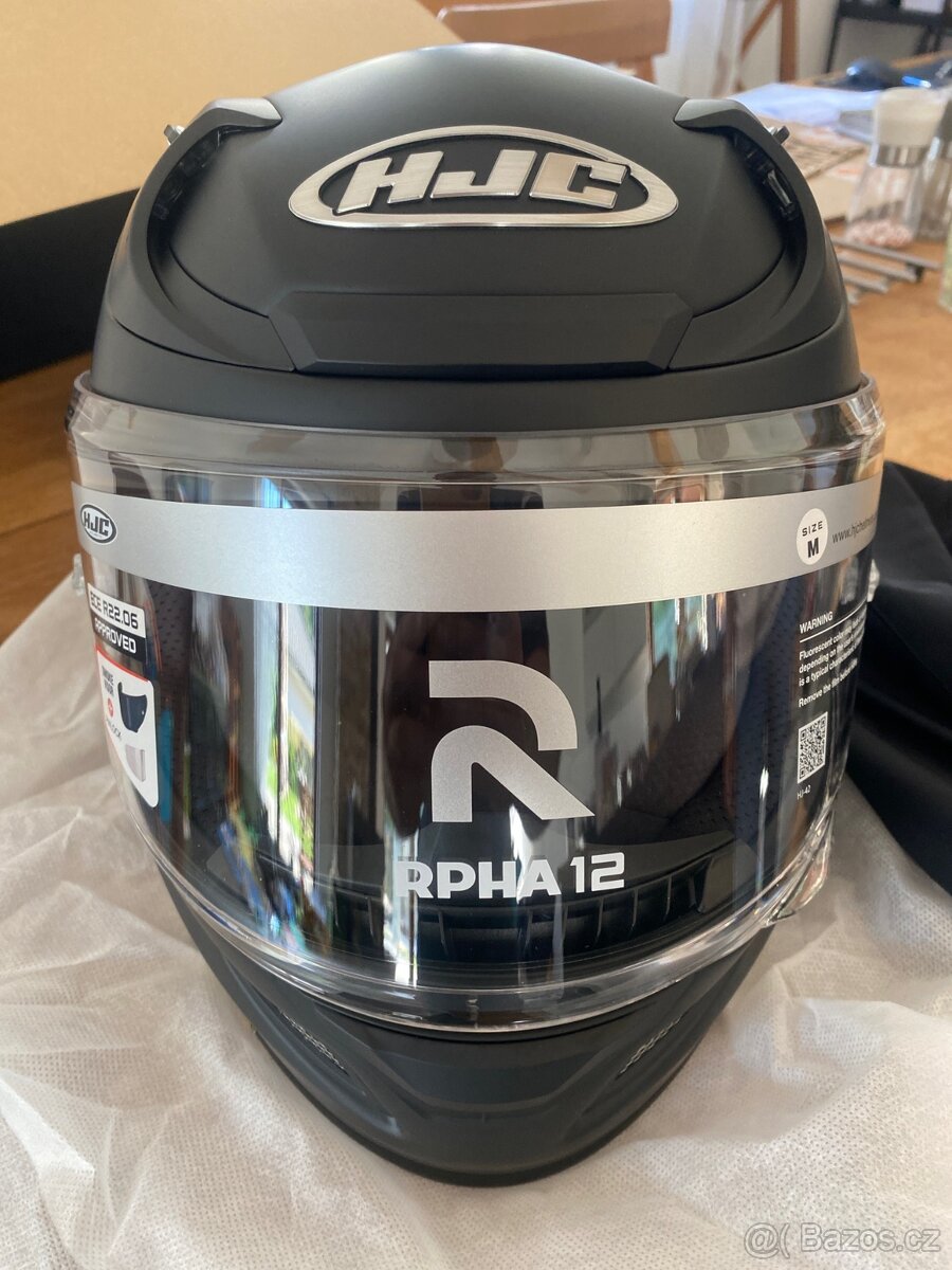 přilba HJC RPHA 12 black mat vel.M - 2