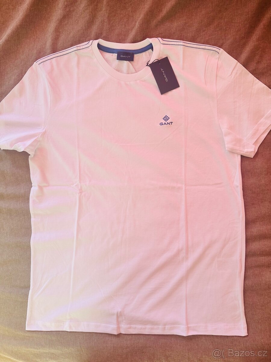 Gant white contrast logo t-shirt - 2