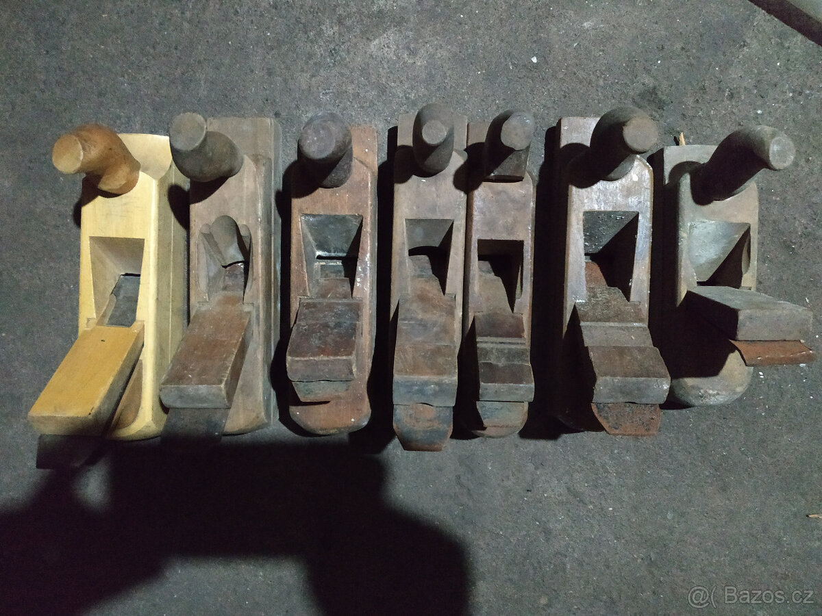 Staré truhlářské hoblíky - 2