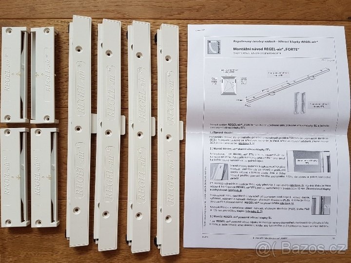 Okenní větrací klapky regulovatelné - 2