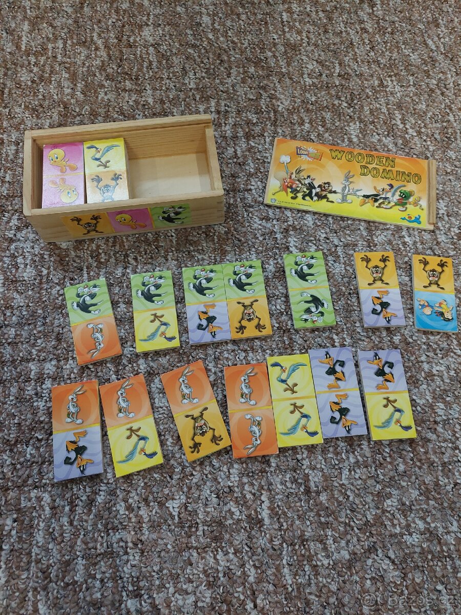 Dřevěné domino nové - 2