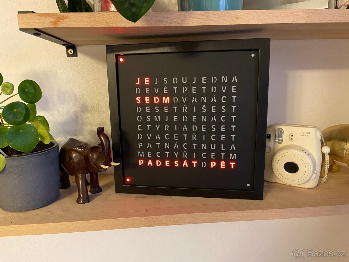 Slovní hodiny (word clock) - 2