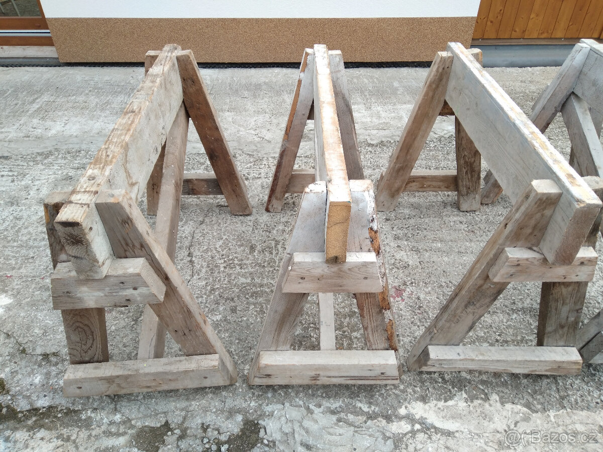 Dřevěné stavební kozy - 2