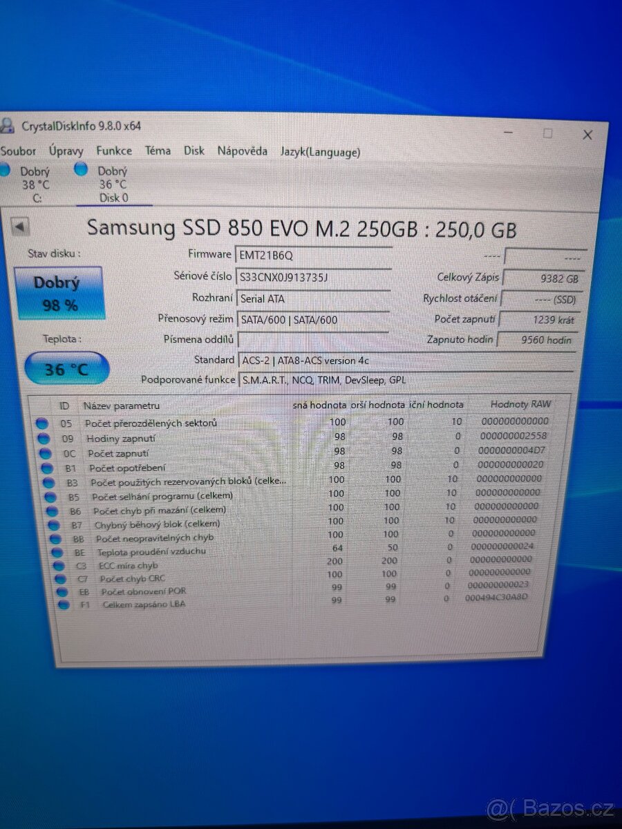 Samsung Evo 850 250Gb - 2