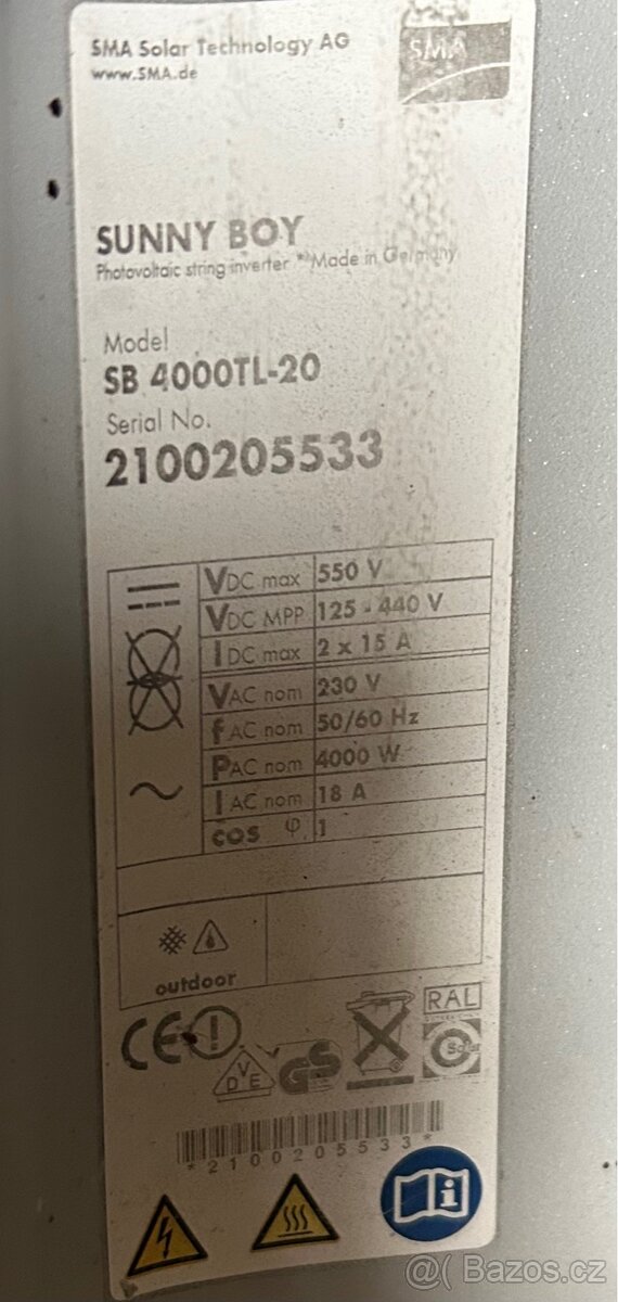 SMA Sunny Boy SB 4000TL-20 - 2