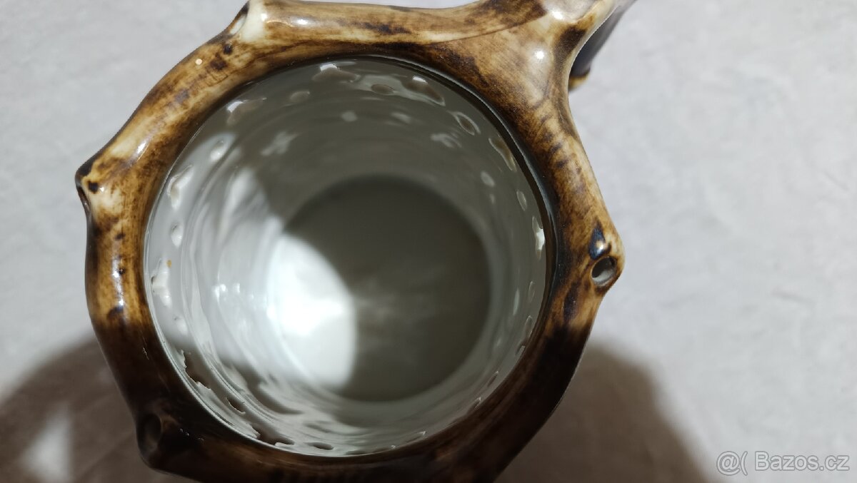 Retro dekorační porcelánový hrnek - 2