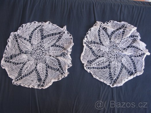 Na chalupu 6 fotek retro háčkovaný dečky +vyšívané dečky - 2