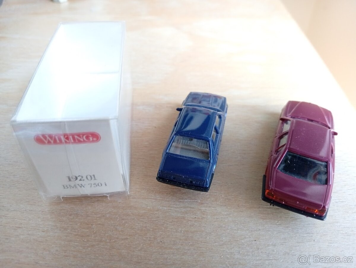 BMW E30, E32 - modely Wiking 1:87 - doprava v ceně - 2
