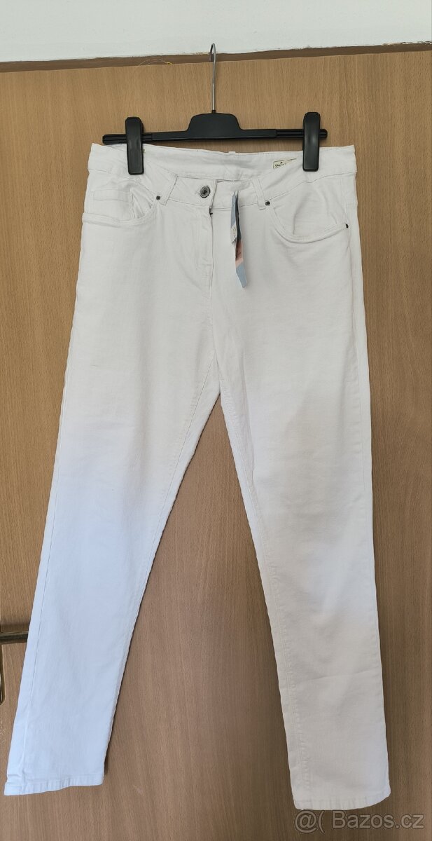 Bílé skinny džíny Blue Motion XL Nové - 2