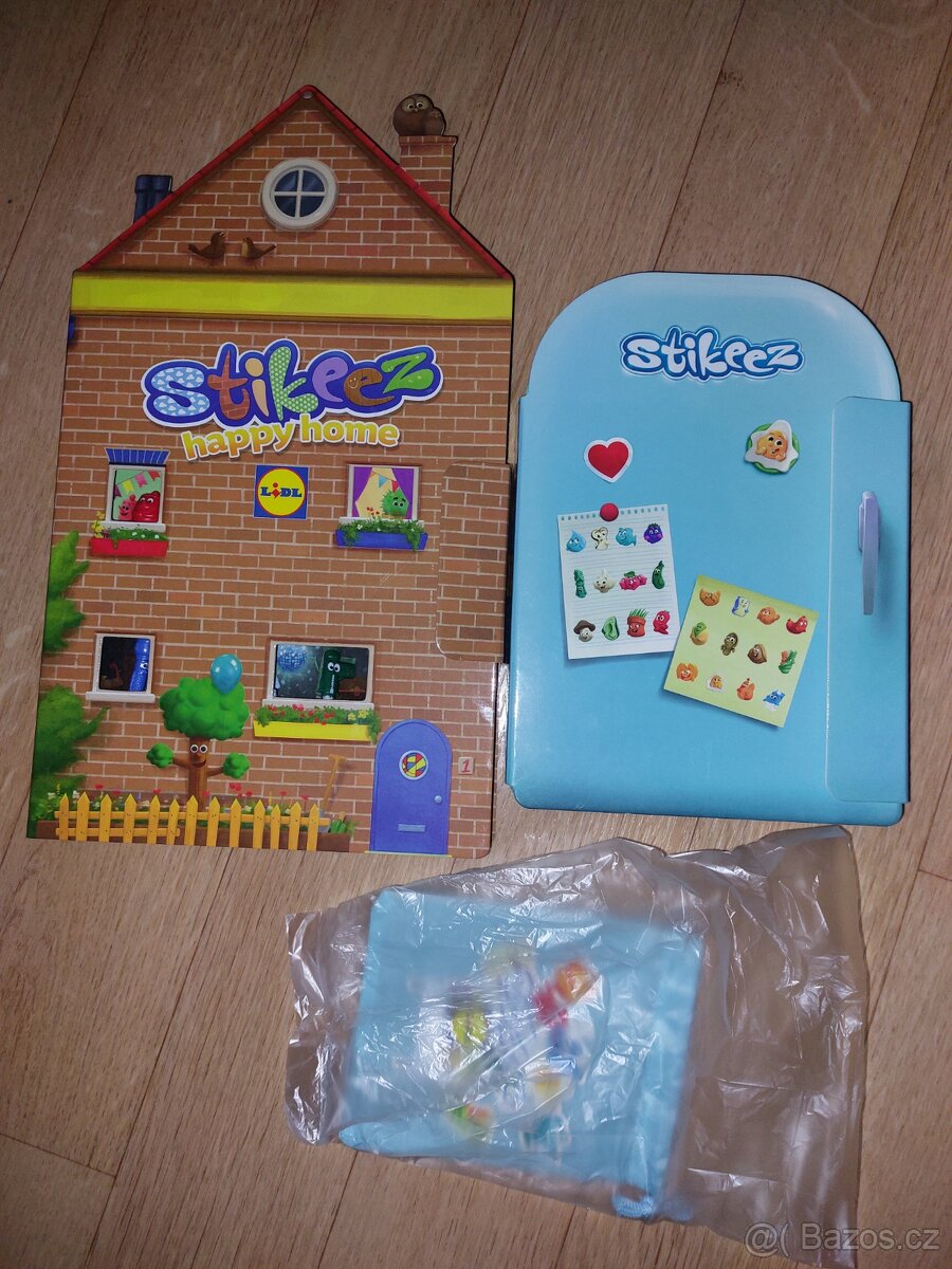 Sada Stikeez Lidl Happy Home domeček - 2