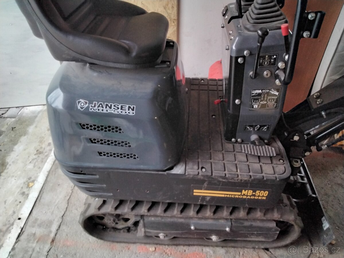 Mini bagr Jansen MB500 - 2