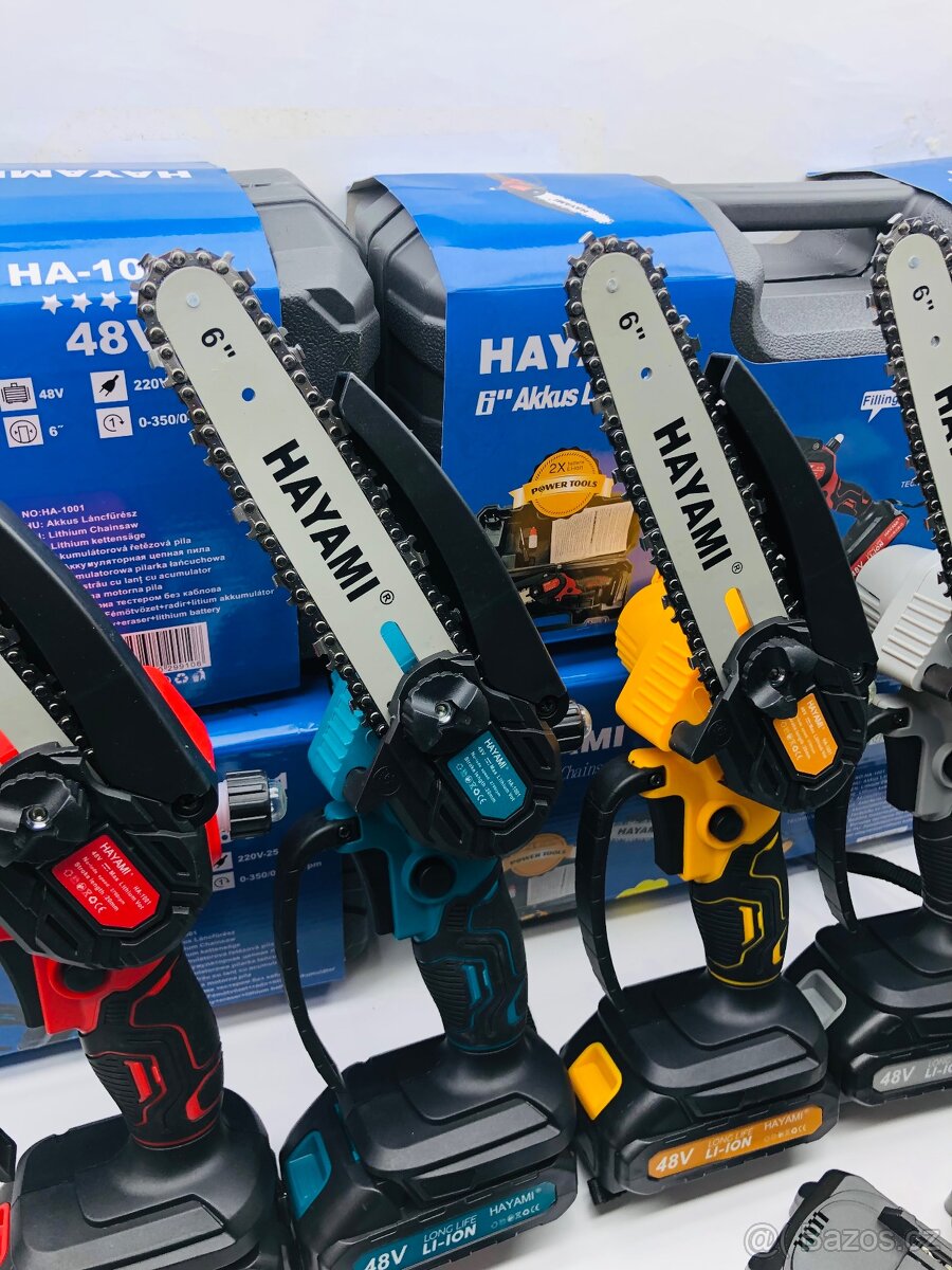 Aku pila 6” s aut. mazáním + 2xbaterie, nabíječka,box - 2