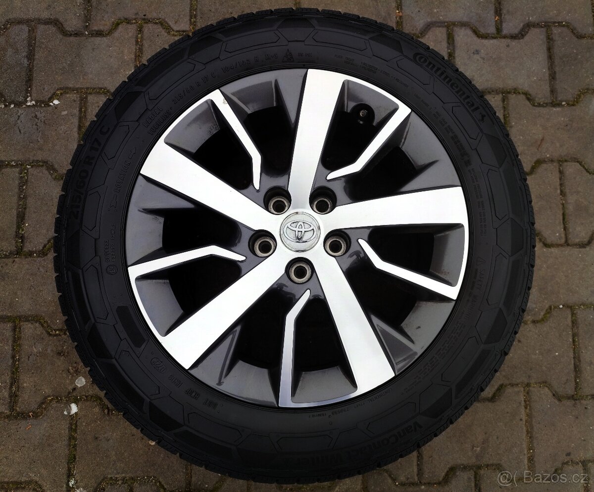 Alu kola originál Toyota Proace 5x108 R17 ZIMNÍ SADA - 2