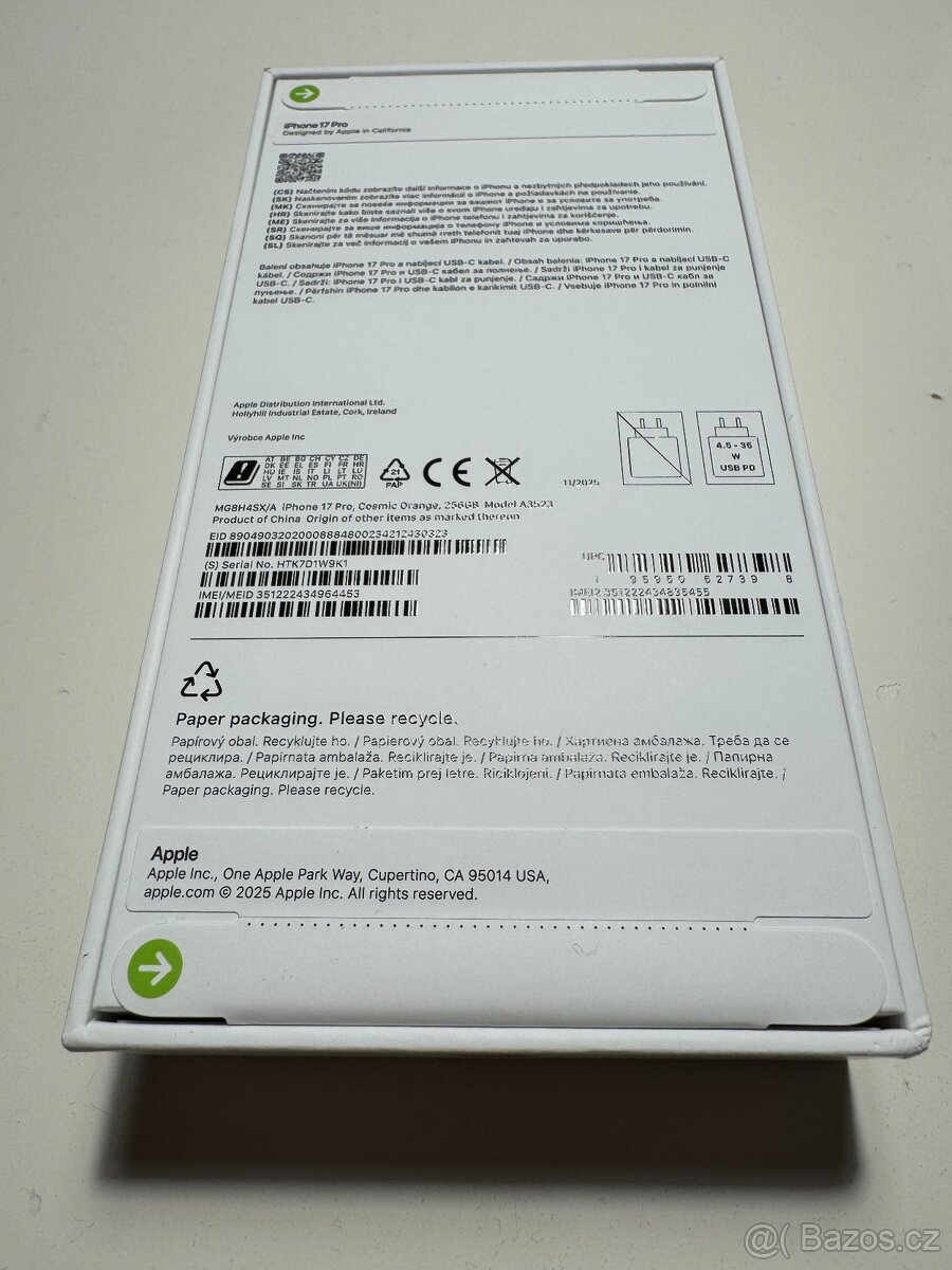 Nový Apple iPhone 17 Pro 256 GB Cosmic Orange - 2