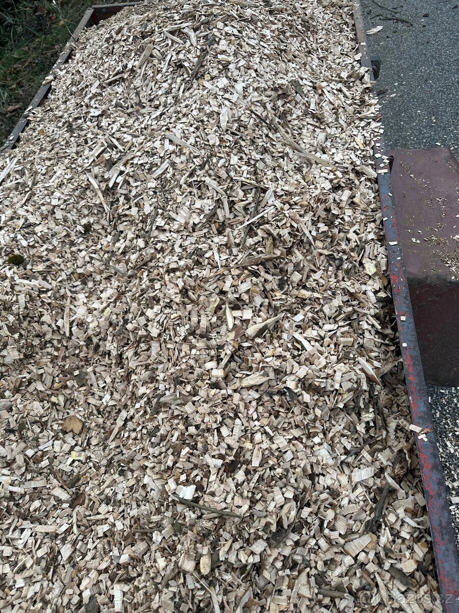 Dřevní štěpky-listnaté dřevo - 2