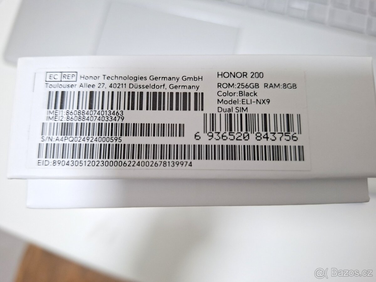 Honor 200 256GB/8GB + příslušenství - 2