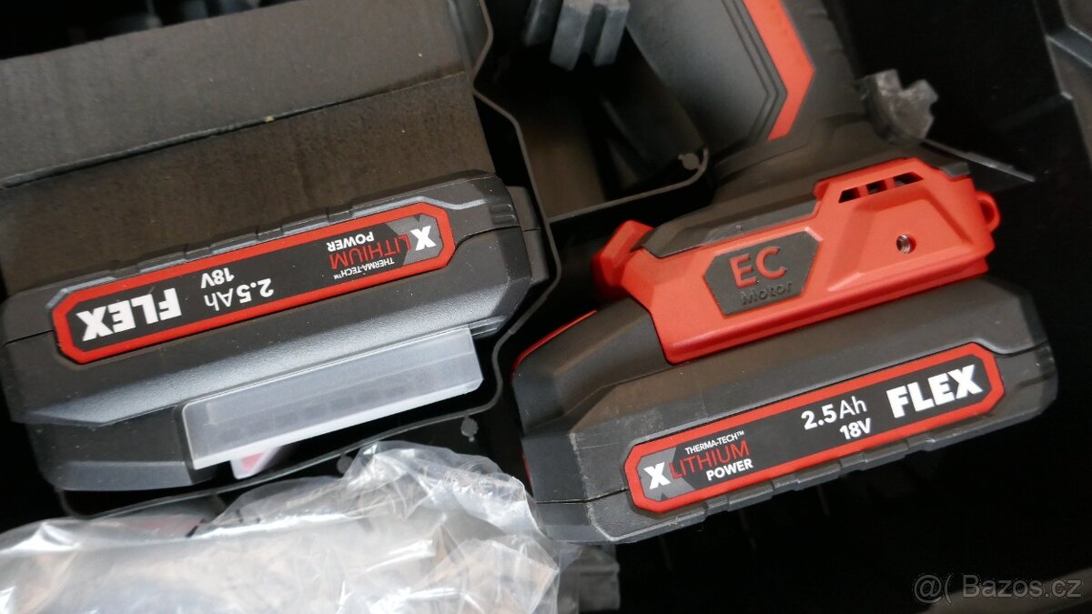 Aku příklepový šroubovák Flex PD 2G 18.0 EC LD/2.5 Set/NOVÝ - 2