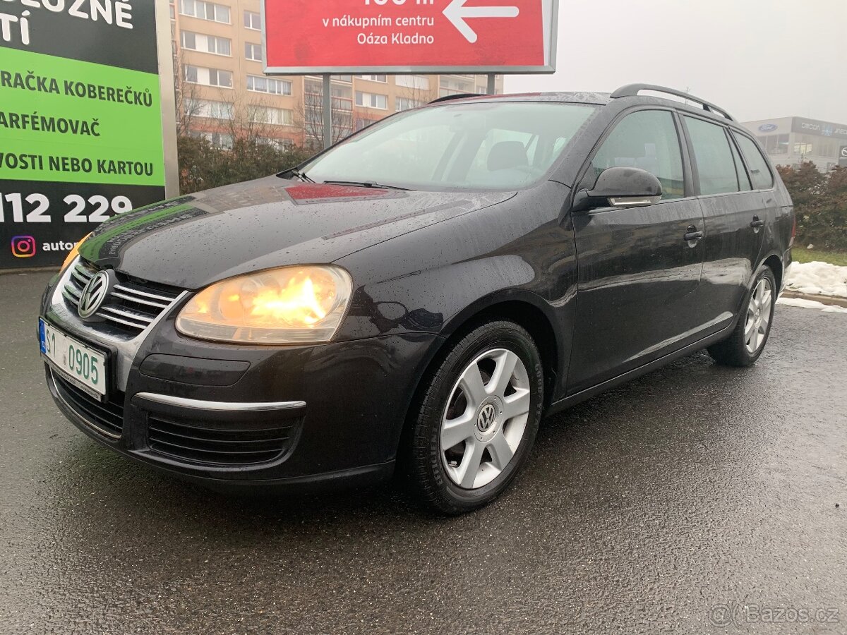 VW Golf Variant 1.9 TDi rok 2009 originál 214000km Navi Klma - 2