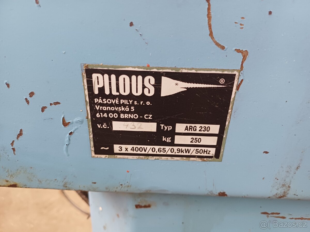 Pásová pila Pilous ARG 230 - 2