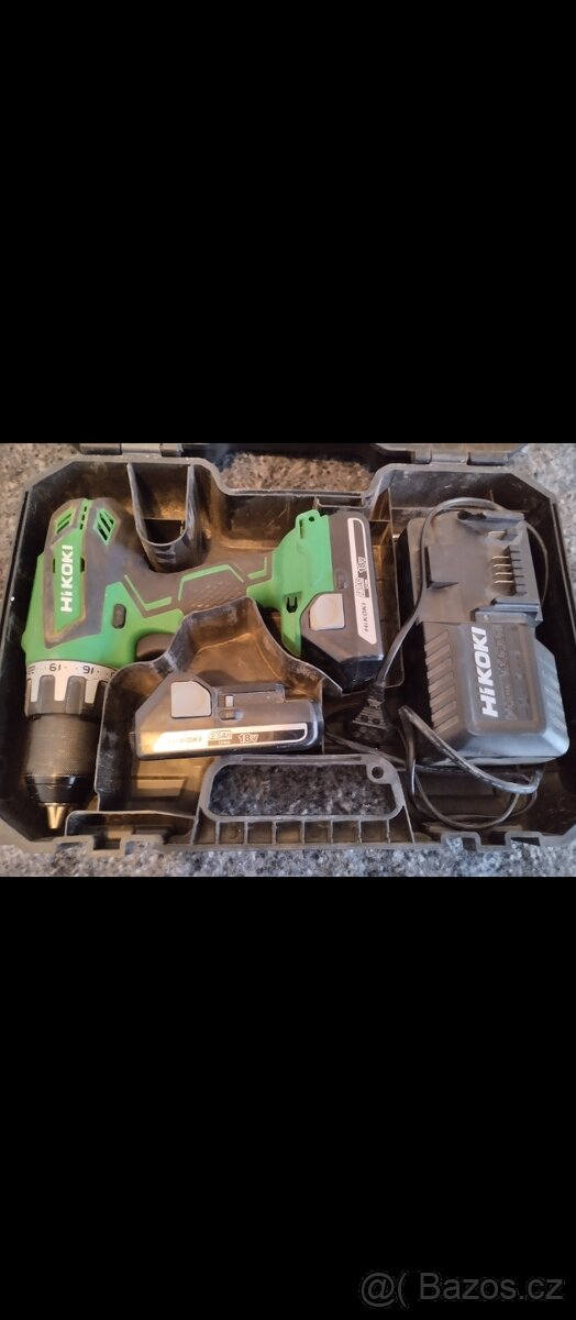 Aku vrtačka/šroubovák - příklep Hikoki DV 18DGAL - 2