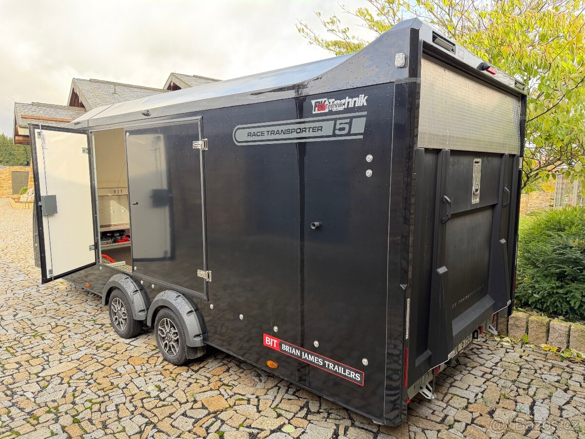 Uzavřený autopřepravník Brian James Trailers Race 5 - 2