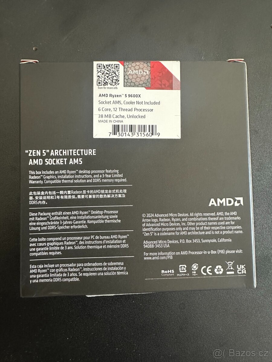 Ryzen 5 9600X AM5 - 2