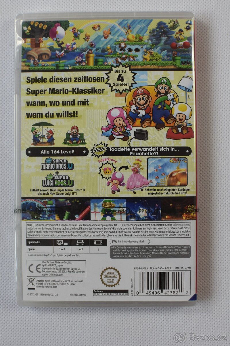 New Super Mario Bros U Deluxe Nintendo Switch (Nová) zabalen - 2
