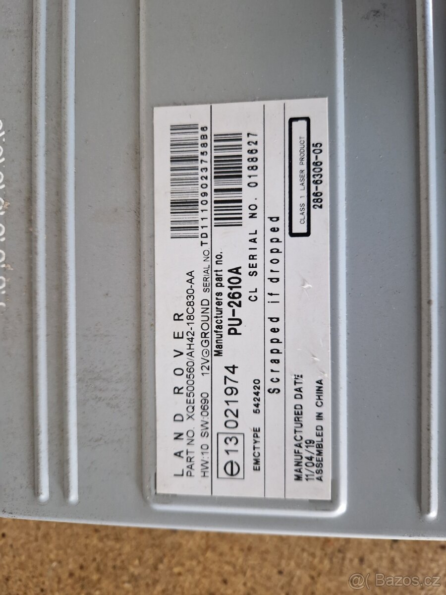CD Changer pro Range Rover L322 2006-2012 - 2
