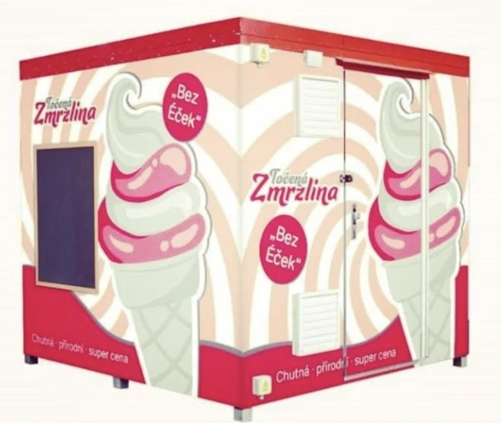 Vybavený stánek pro točenou zmrzlinu - 2