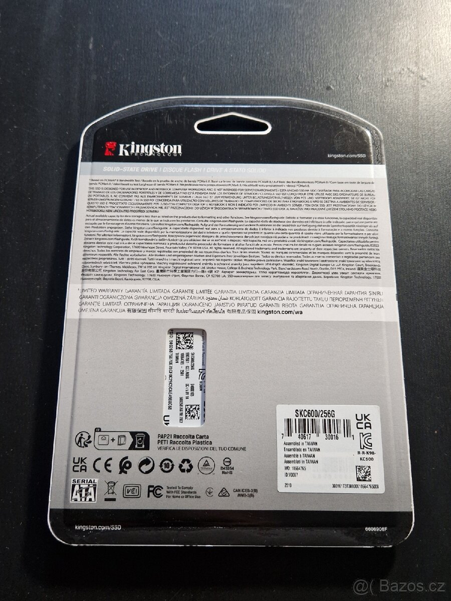 Kingston SSD 2.5 256GB - 2