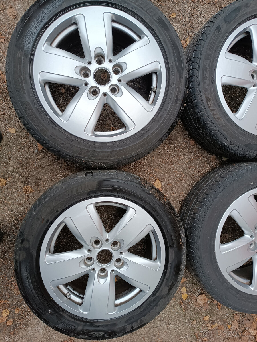 Mini Clubman II - disky 7x16 et52 + čidla + letní 205/55/16 - 2