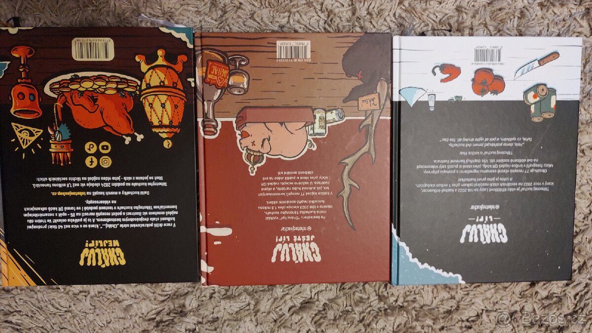 Těhotnej kuchař 3 knihy NOVÉ - 2