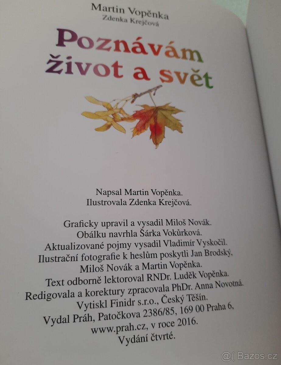 Dětská encyklopedie Poznávám život a svět - nová - 2