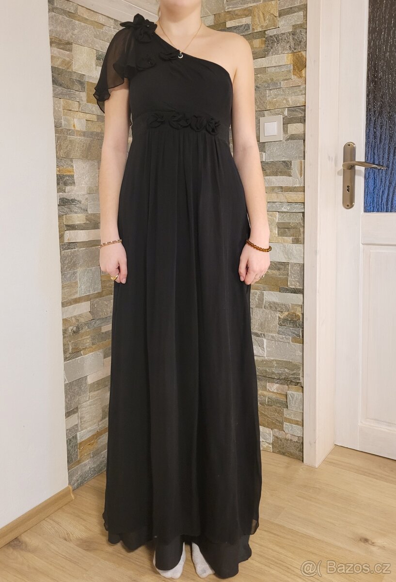 Černé šaty vel. 36-38 - 2