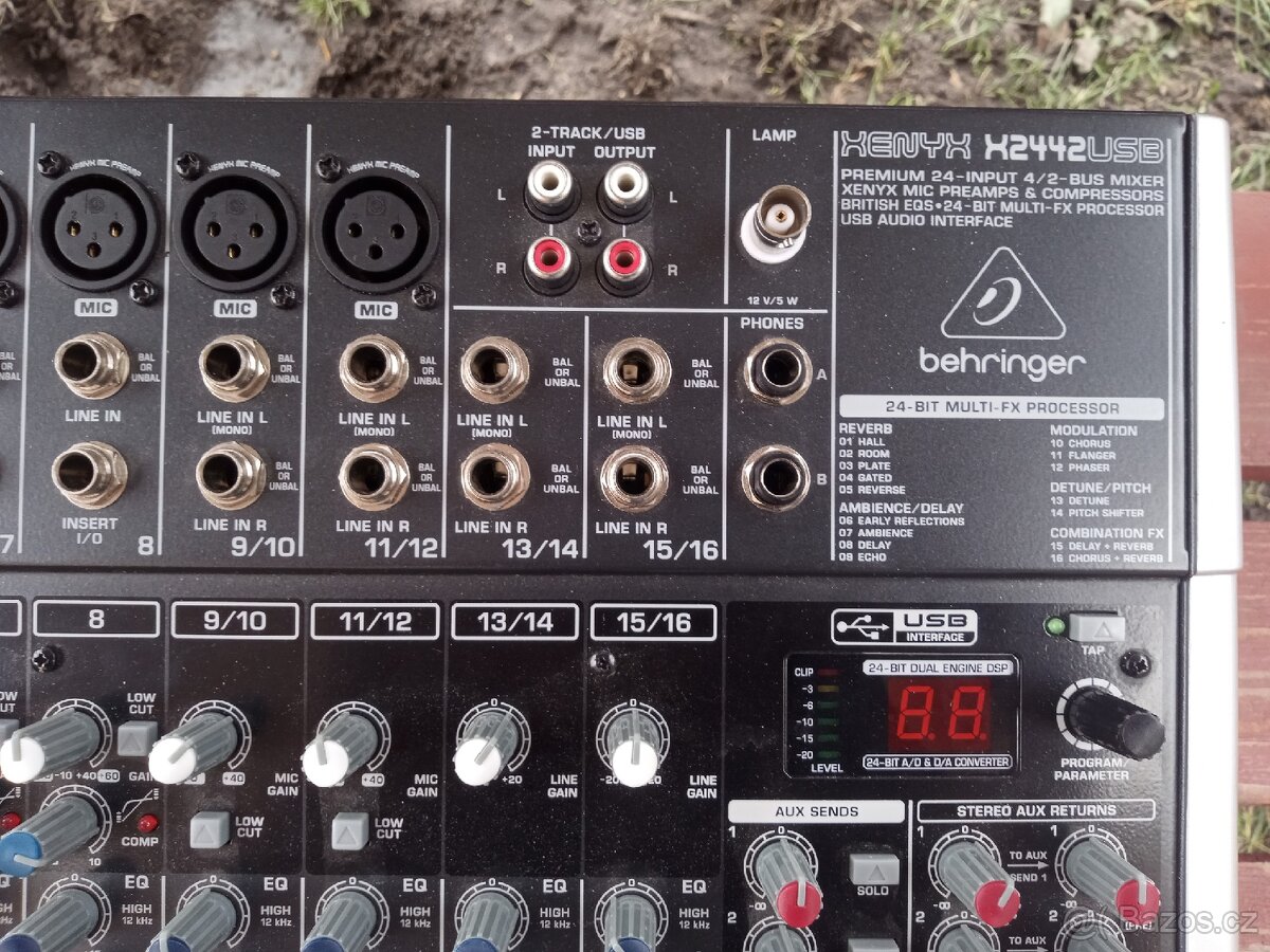 Nabízím mixážní pult Behringer XENYX QX2442 USB - 2