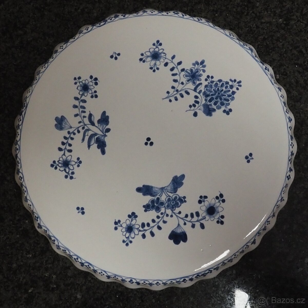 Holíčska fajáns - tácek na dort - 2