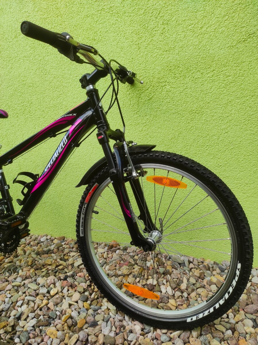 Značkové dětské kolo SPECIALIZED 24" (černá/fialová)# - 2