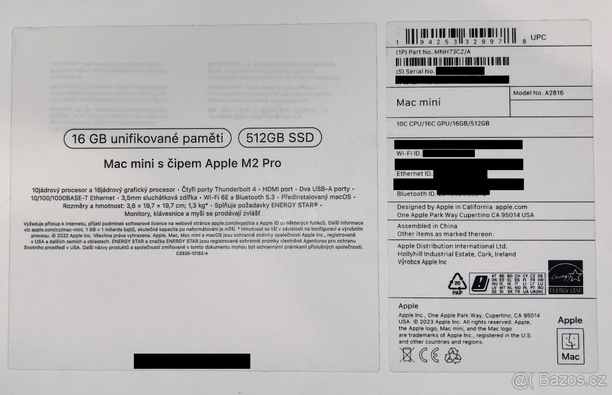 Vánoční cena Apple Mac mini M2 Pro v perfektním stavu - 2