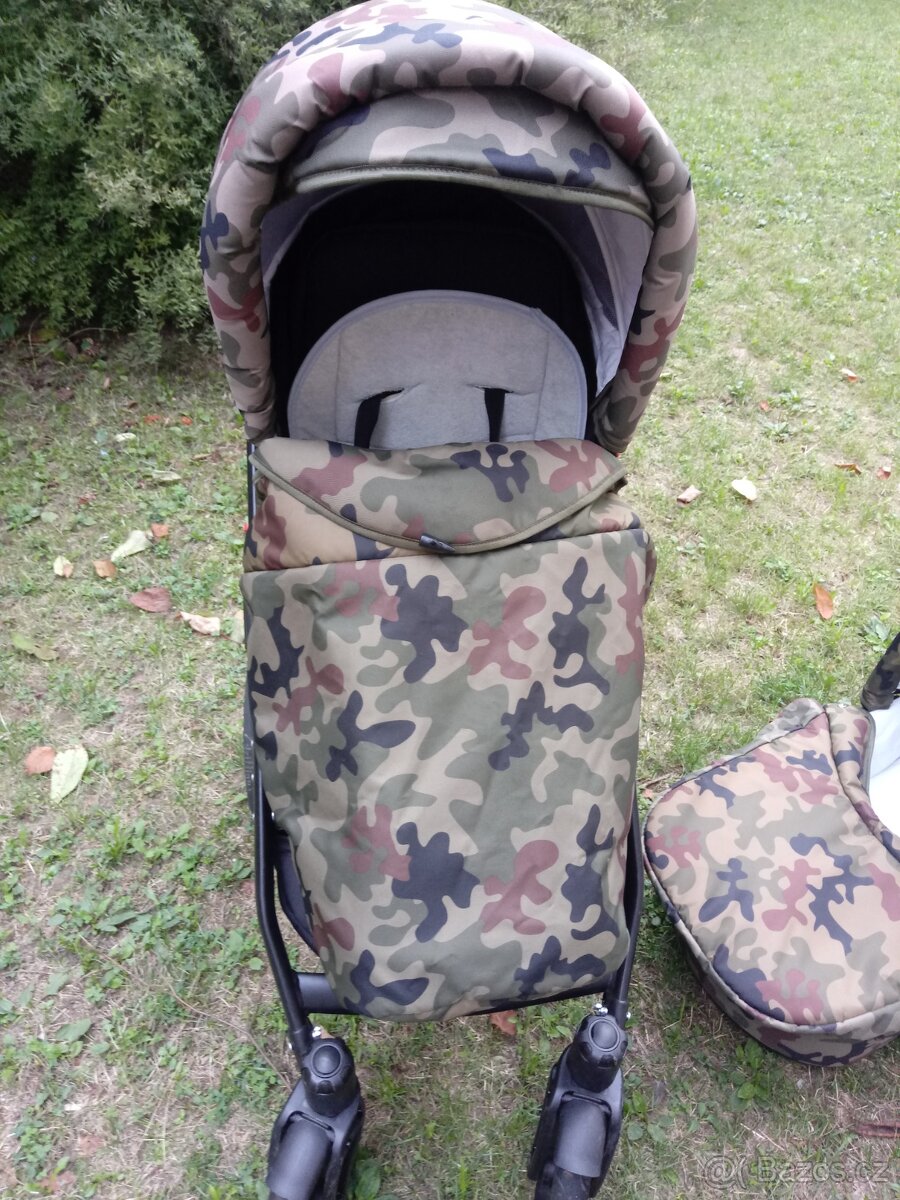 Maskáčový kočárek 3.kombinace - 2