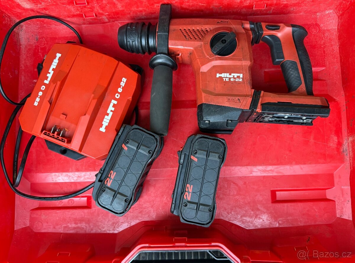 Hitli TE 6-22 aku bouraci kladivo sds plus nuron - 2