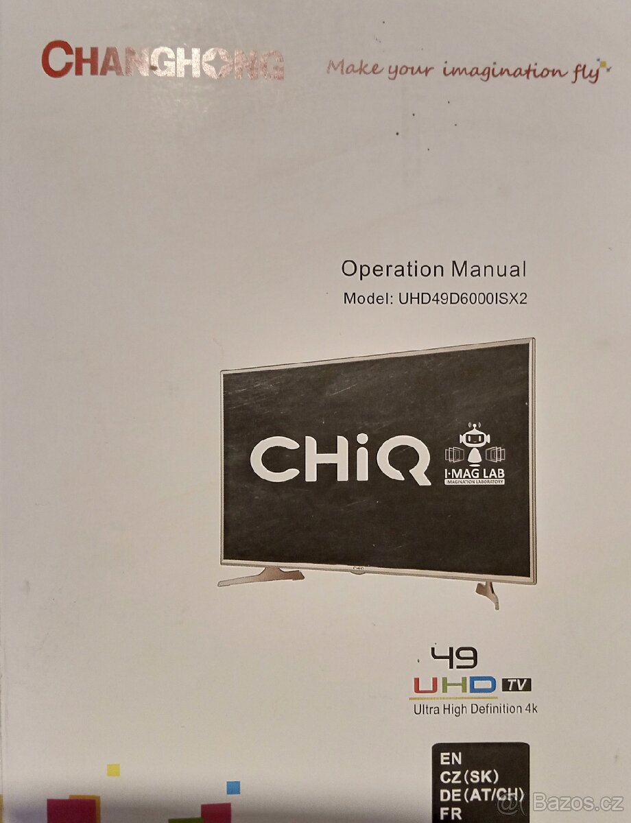 Tv uhd Changhong 49" na n. Dily, nebo opravu - 2