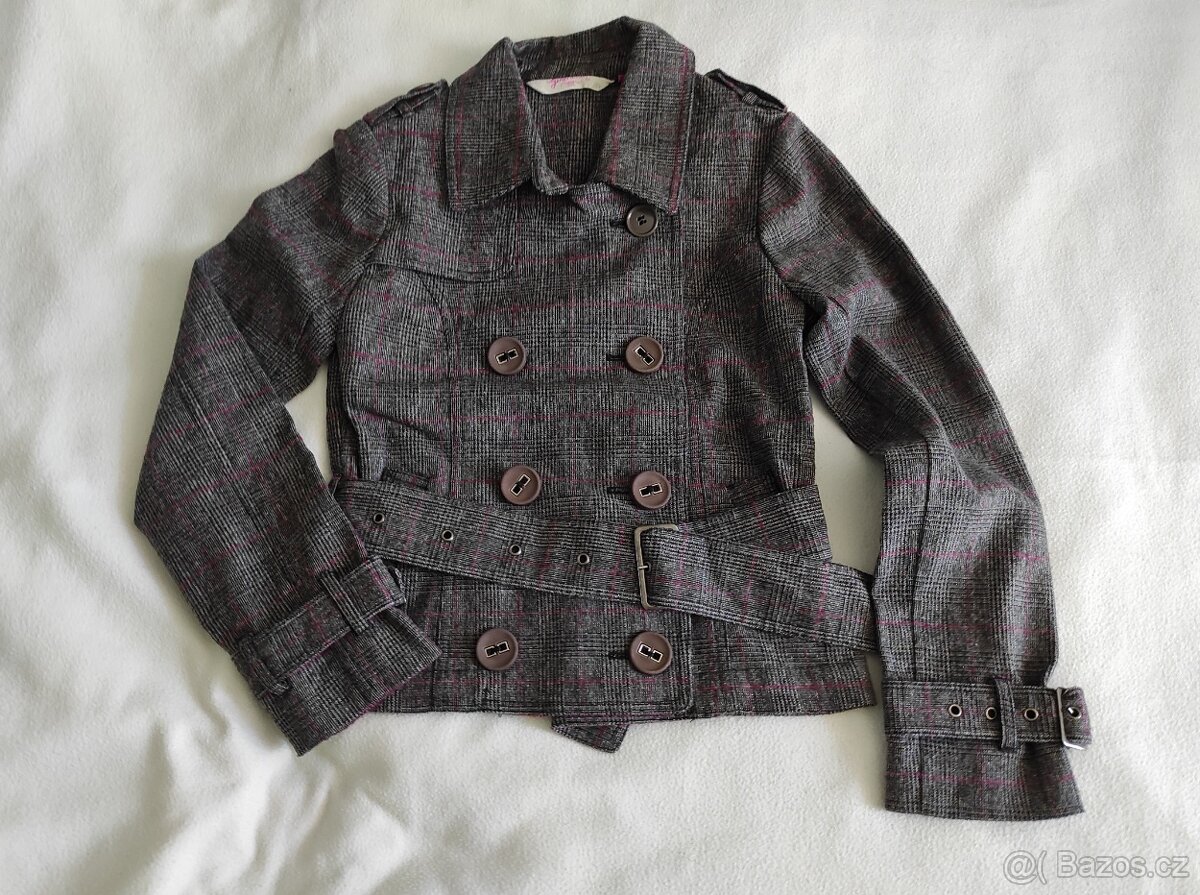 Divci kabatek + svetr vel. 8-11 let - 2