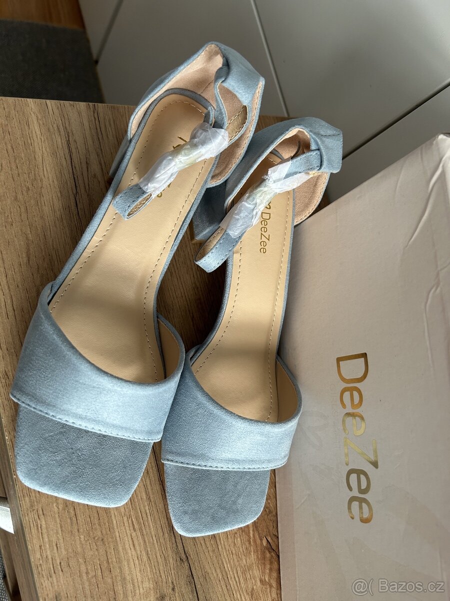 sandálky modré - 2