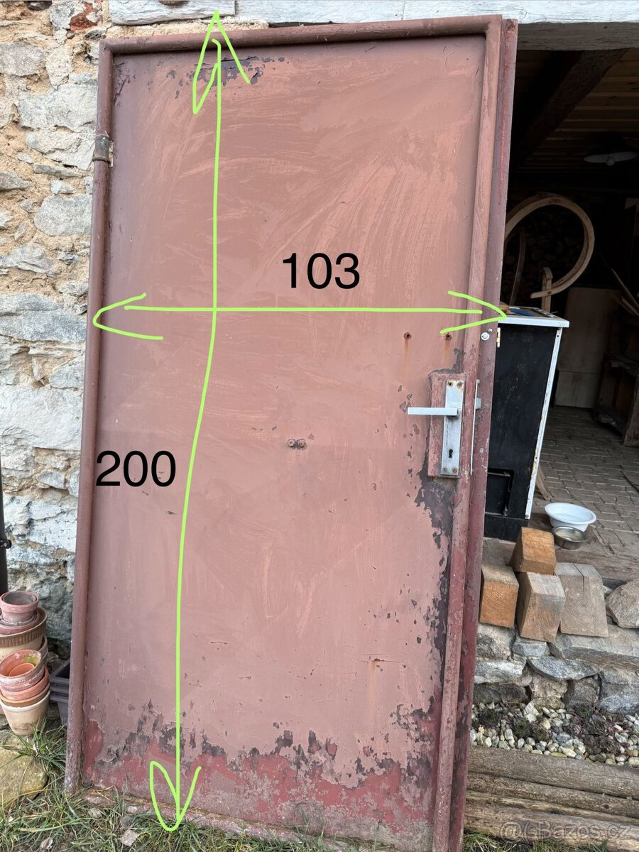 Plechová vrata - 2