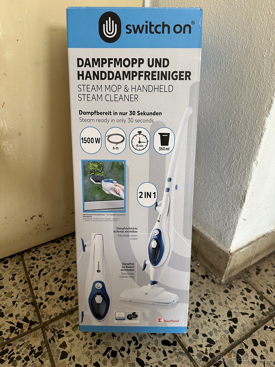 Parní mop 2v1 | SwitchOn - nový - 2