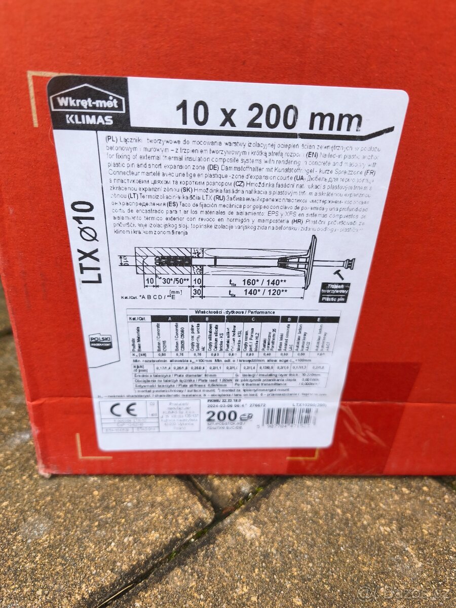 Talířové hmoždinky LTX - 2