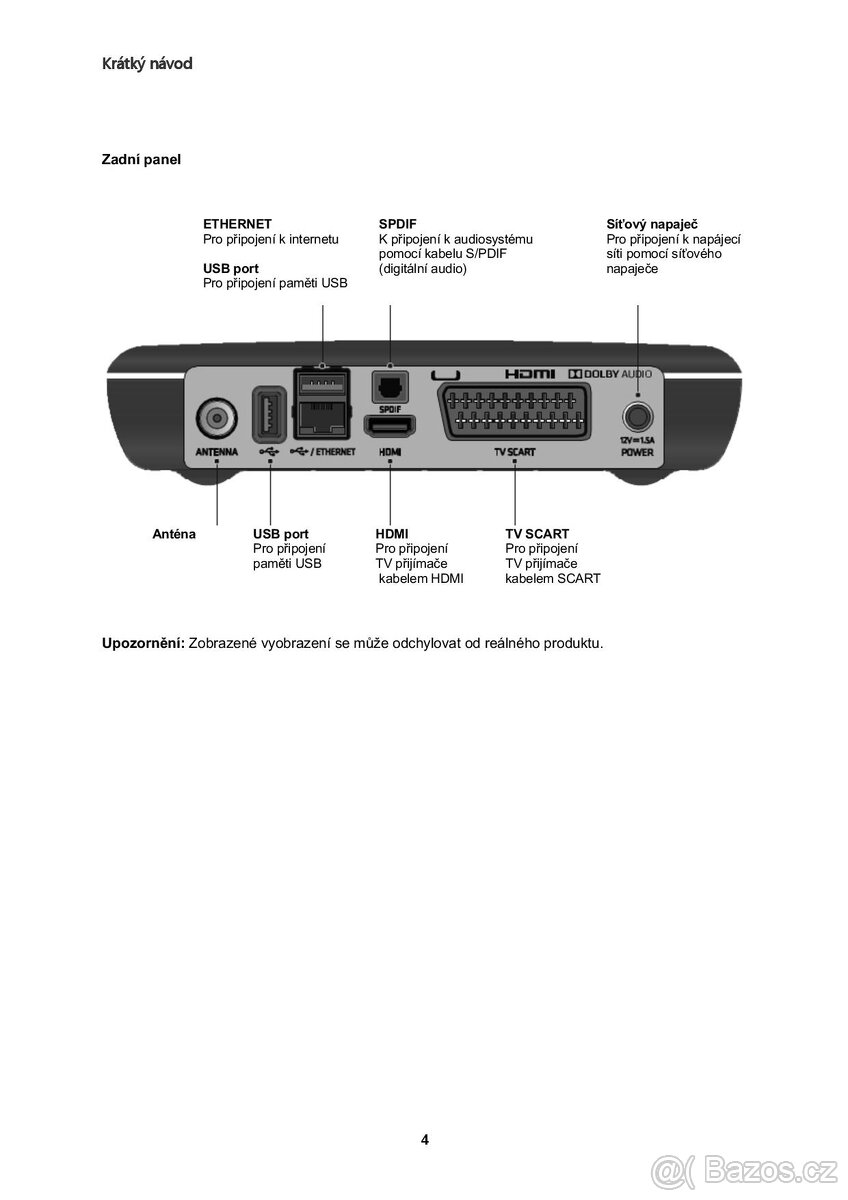set-top box humax nano t2 Podpora HbbTV-pozemní TV vysílání - 2