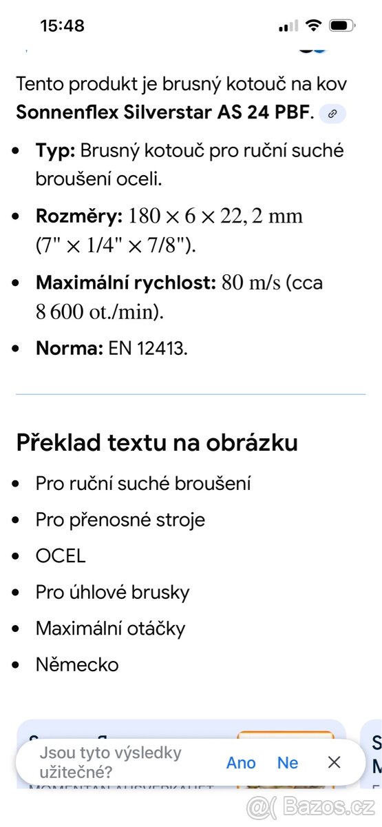 Kotouče na brusku flexu - 2