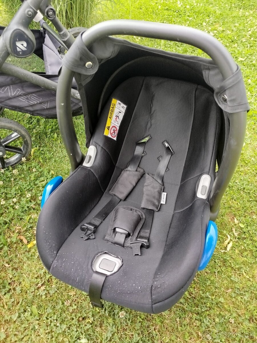 Dětský kočárek 3v1 Riko Nesa 2020 Plum - 2