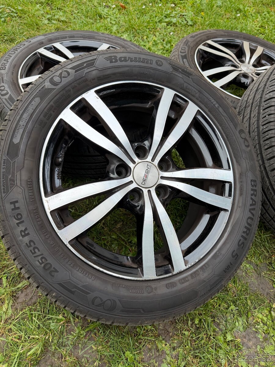 Letní ALU kola 205/55R16 5x108 - 2